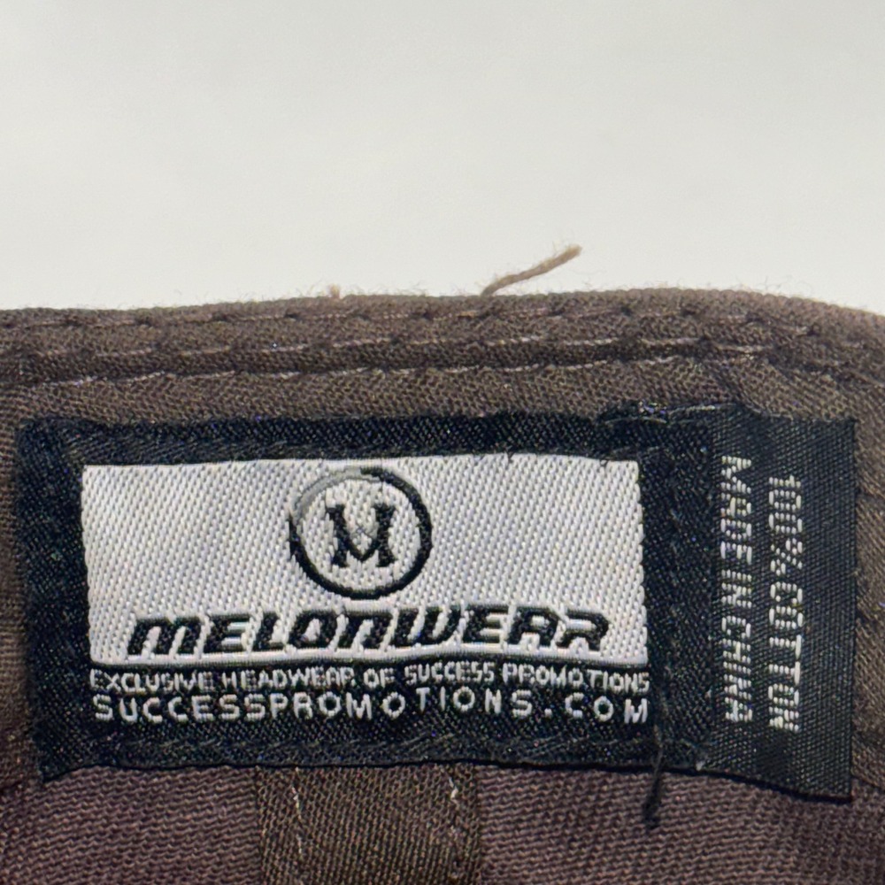 Vtg Melonwear San Diego Padres Swinging Friar Snapback Hat Brown Yellow MLB Cap - Picture 8 of 8